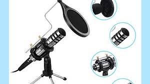 Eivotor Aufnahme Mikrofon Fur Handy Und Pc 3 5mm Klinke Desktop Kondensator Mikrofone Mit Stander Plug Play Computer Micr In 2020 Smartphone Handy Mikrofon