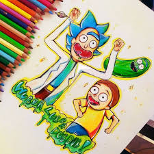 Haha Just Some Quick Drawing Rickandmorty Pickle Picklerick Rick Morty Drawing Painting Sketch Doodle Pencil Drawings Rick And Morty Drawing Art