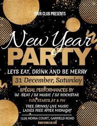 End of year celebration flyer. Anpassen Von 8 260 Neujahr Flyer Vorlagen Postermywall
