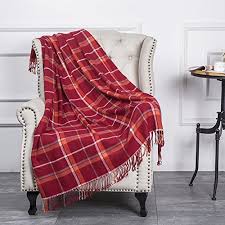 Made from soft coral fleece on the front and thick, plushy sherpa on the back, our buffalo plaid design is a hit! Great Gift For Valentine S Day Red Plaid Throw Blanket Shawl All Season Acrylic Cozy Soft Reversible Picnic Stadium Camp Blanket Fringe Plaid For Bed Sofa Couch Cashmere Like 50 W X 60 L Red Buy Online In