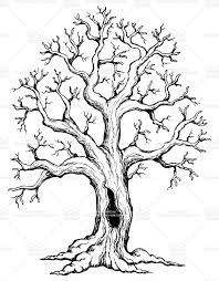 Tree Theme Drawing 1 Oak Tree Drawings Tree Drawing Tree Trunk Drawing