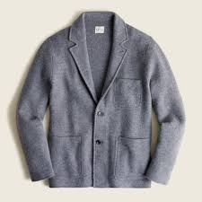 Boiled Merino Wool Sweater-blazer For Men | J.Crew