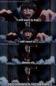 Tokyo Ghoul Memy Anime Memes Funny Anime Jokes Anime Funny