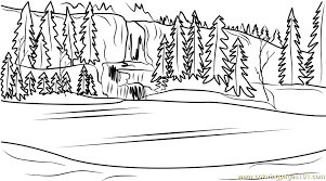 Learn how to use color, learn painting & color. Frozen Scenery Coloring Page For Kids Free Frozen Printable Coloring Pages Online For Kids Coloringpages101 Com Coloring Pages For Kids