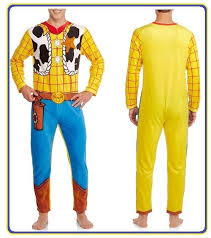 New Mens Xl Toy Story Woody The Cowboy Union Suit Pajamas Costume Disney Pixar Union Suit Pajamas Pajama Costume Woody The Cowboy