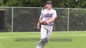 Outfielder Aethan Mackey Lamar High School Class of 2020