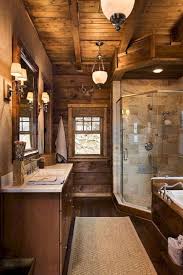 100 Fascinating Farmhouse Bathroom Design Ideas Abantiades Decor Log Cabin Homes Log Homes Cabin Homes