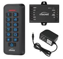 Standalone Access Control Keypad and Card Reader VIS-3008. Outdoor IP68  Weatherproof + Wiegand 26. No Software. EM Cards. 1000 Users + Mini  Controller ...