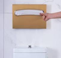 Gold Toilet Seat Cover Dispenser Wall Mounted Stainless ...