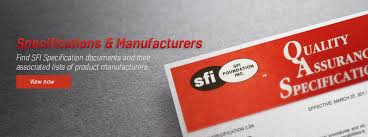 the sfi foundation inc sfi is a non profit organization established to issue and administer standards for the quality assurance of specialty performance and racing equipment the sfi foundation inc sfi is a non