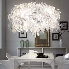 led blatter design pendel leuchte wohn ess zimmer aste decken hange lampe weiss ebay pendelleuchte wohnzimmer lampen wohnzimmer hangelampe weiss
