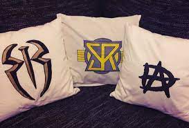 Omg Roman Reigns Seth Rollins And Dean Ambrose Logo Pillows I Want Them Seth Rollins The Shield Wwe Roman Reigns