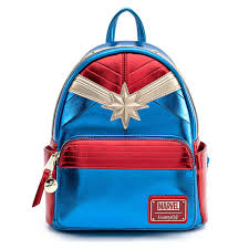 Maybe you would like to learn more about one of these? Marvel S Captain Marvel Metallic Mini Backpack By Loungefly Marvel Shopdisney