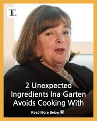 As revealed by the Food Network, neither spinach nor poppy seeds get an  invite to Ina Garten's gatherings because they get stuck in people's teeth.