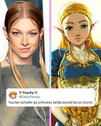 Hunter Schafer as Princess Zelda? I'M SAT! ⚔️ ICYMI, a live-action version  of The Legend of Zelda is currently in the works and it's recently been  rumoured that Hunter is being eyed