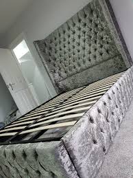 1,386 headboard velvet products are offered for sale by suppliers on alibaba.com, of which beds accounts for 36%, knitted fabric accounts for 1%, and 100% polyester. Sophia Wingback Chesterfield Bed Crushed Velvet Bed Crushed Velvet Sleigh Bed Crushed Velvet Bedroom Ideas
