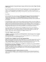Sample financial analysis report template awesome 16 luxury letter. Sample Letter Requesting Employer Support Master Of Business Administration Leadership
