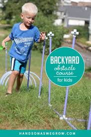 The majority of the party was spent playing on the backyard obstacle course. How To Make A Simple Backyard Obstacle Course For Kids Hoawg
