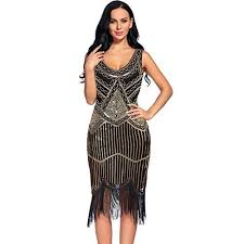 Black And Gold Dress Amazon Harlem Renaissance Dresses Amazon Com Gold Flapper Dress Flapper Dress Dresses