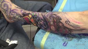 This cover up by tim pangburn was an internet sensation back in 2010, and with good reason. Tattoo Cover Up On Calf Whole Session Youtube