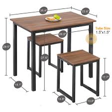 Homury 3 Piece Dining Set Small Dining Table Set For 2 Kitchen Breakfast Table Set Visit The In 2020 3 Piece Dining Set Kitchen Table Settings Modern Dining Room Set