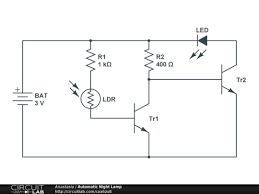 In our busy life, many of us forget to switch off the light morning. Automatic Night Lamp Circuitlab