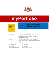 Perbadanan ketua menteri melaka chief minister incorporated. Myportfolio Shahrin Pemb Operasi N11