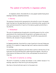Check spelling or type a new query. The Symbol Of Butterfly In Japanese Culture