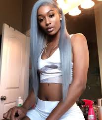 Www Joseideluxehair Com Grey Hair On Dark Skin Hair Color For Dark Skin Blue Hair Black Girl