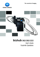 Maintaining updated konica minolta bizhub software prevents crashes and maximizes hardware and system performance. Konica Minolta Bizhub 222 Manuals Manualslib
