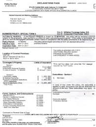 Unlike a quote, the dec page shows you how much you will pay throughout the term and the figure is guaranteed unless you make changes to the policy midterm. Esurance Declaration Page Affordable Car Insurance