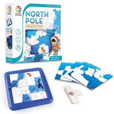 Their contents are made of laser cut wood. North Pole Expedition By Smart Games Presents Of Mind