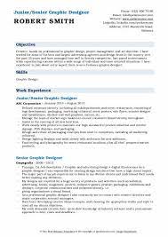 Senior graphic design specialist with 6+ years of experience in the management of the complete design process, from conceptualization to delivery. Senior Graphic Designer Resume Samples Qwikresume
