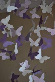 Lavender Butterfly Mobile Girls Room Decor Party Decor Girls Room Decor Lavender Butterfly Butterfly Mobile