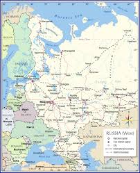 Physical map of russia, equirectangular projection. Map Of European Russia Nations Online Project