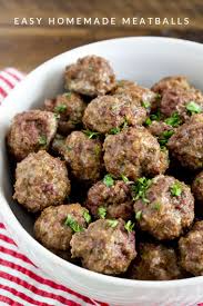 Easy Meatball Recipe Step By Step Video Lil Luna Recipe Homemade Meatballs Recipe Homemade Meatballs Homemade Meatballs Easy