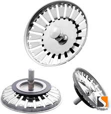 Kitchen sink strainer plugs uk. Packaging New Stadux Stainless Steel Kitchen Sink Strainer Plug Dual Function Basket Strainer And Plug Sized For Uk Sinks Strainer Waste Plug Diameter 84mm Everything Else On Carousell