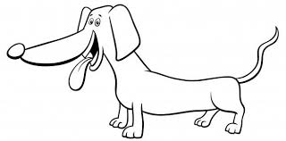 Black And White Dachshund Face Clipart Purebred Dachshund Dog Coloring Book Dog Coloring Book Dachshund Dog Coloring Books