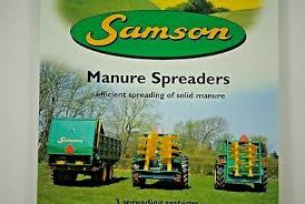 Many different models to choose from! Original Rare Samson Sp Flex Manure Spreaders Equipment Brochure Leaflet Ebay