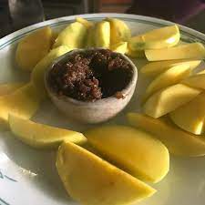 Summer is mango season right now in the philippines. Sabrina Artadi On Twitter Who Said Am Not Pinay Nothing Like This Home Made Alamang Tiny Shrimp Bagoong W Indian Mangoes Secret Https T Co Wtyjozofqo Https T Co Mxm9mwidyr