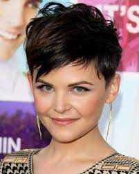 Create some easy waves to give your hair texture and volume. Short Curly Black Hairstyles For Round Faces Short Hair Styles For Round Faces Thick Hair Styles Pixie Haircut