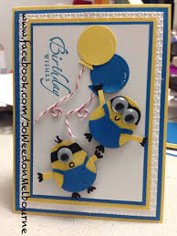 With the 20th june soon approaching there is no better time to make my 'you are one in a minion father's day card' using my free craft template and process. Stampin Up Punch Art Despicable Me Minion Hand Made Minion Card Owl Punch Cards Kids Birthday Cards