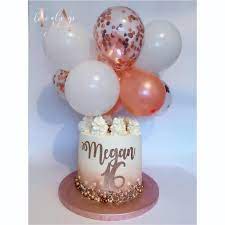 Shop for 16th birthday cakes from our online portal. La Cakes Rose Gold 16th Birthday Cake For Megan 1 6 Facebook