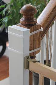 Beauty In The Ordinary Installing A Baby Gate Without Drilling Into The Banister Tutorial Baby Gates Diy Baby Stuff Banisters