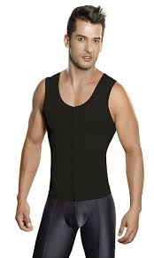 1221 Powernet Girdle Verox Slim Vest Male With Zipperverox Slim