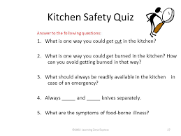How long will food stored constantly at 0º f remain safe? September 8 2015 Entry Task Why Is Safety Important In The Kitchen Ppt Download
