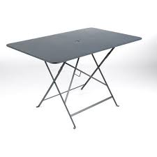 table de jardin fermob bistro rectangulaire gris orage 6 personnes klapptisch bistro stuhle klappbarer tisch