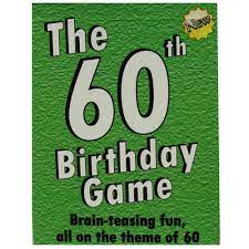 Take this quiz with friends in real time and compare results. The 60th Birthday Game A Fun Gift Or Present Specially For People Turning Sixty Also Works As An Amusing Little 60th Party Quiz Game Idea Or Icebreaker Buy Online In Grenada At