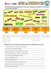 Saying how often you do things with adverbs of frequency. Adverbs Of Time Worksheets