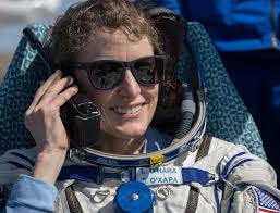 Friends of NASA: O'Hara, Novitskiy & Vasilevskaya after Soyuz Landing